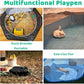 Amakunft Small Animal Pop-Up Playpen with Mesh Cover, 47'' x 23.6'' x 15'' Chicken Brooder Box, Play Pen Indoor Outdoor for Guinea Pigs, Bunny, Rabbits, Ferrets, Chinchillas, Kittens