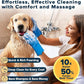 6PCS Grooming & Bath Supplies for Dogs, Cats | Dog Washing Gloves | Dog Bath Brush | Dog Shower Brush | Pet Grooming Gloves | Dog Grooming kit | Pet Supplies for Showerhead & Sprayer (Navy Blue)