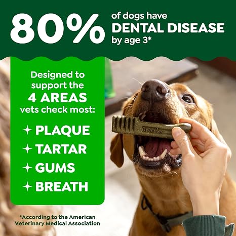 Greenies Teenie Original Natural Dental Dog Treats, Chicken, 43 Count