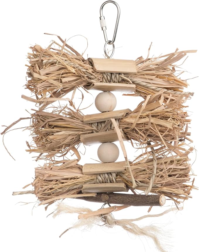 Prevue Pet Products Naturals Preen & Pacify Woodland Harvest Bird Toy
