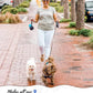 lesotc Dog Water Bottle, Portable Water Dispenser with Bowl, Leak Proof Pet Travel Squeeze Bottle, Puppy Essentials Dog Stuff Accessories for Outdoor Walking, Hiking, Camping