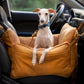 NOAH & PAW Small Dog Car Seat for Small Medium Pets with Harness Clip, 4X Safety Feature, Washable Dog Seat for Car, Orthopedic Foam Wrapped with Plush, Vegan Leather