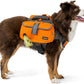 PetAmi Dog Backpack for Medium Large Dogs, Hiking Saddle Bag, Orange
