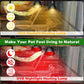 Heat Lamp for Reptile,UVA UVB Light for Turtle,Bearded Dragon Basking Light Bulbs,Dimmable 360°Gooseneck UV Heating Lamp W/ G9 Mini Halogen Bulbs 60W (White*2，Red*2) for Tortoise/Snake/Lizard