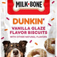 Milk-Bone Dunkin’ Vanilla Glaze Flavor Dog Biscuits, 8 Oz.
