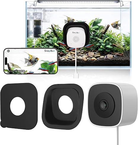 3MP 2K AI Reptile Aquarium Camera, Close-Focus Lens for Fish Tank Terrarium