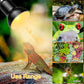 Dallfoll Reptile Heat Lamps, Turtle Lamp UVA/UVB Turtle Aquarium Tank Heating Lamps with Clamp, 360°Rotatable Basking Lamp for Reptiles Lizard Turtle