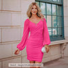 SpringSummer Atmospheric Long-Sleeve Dress