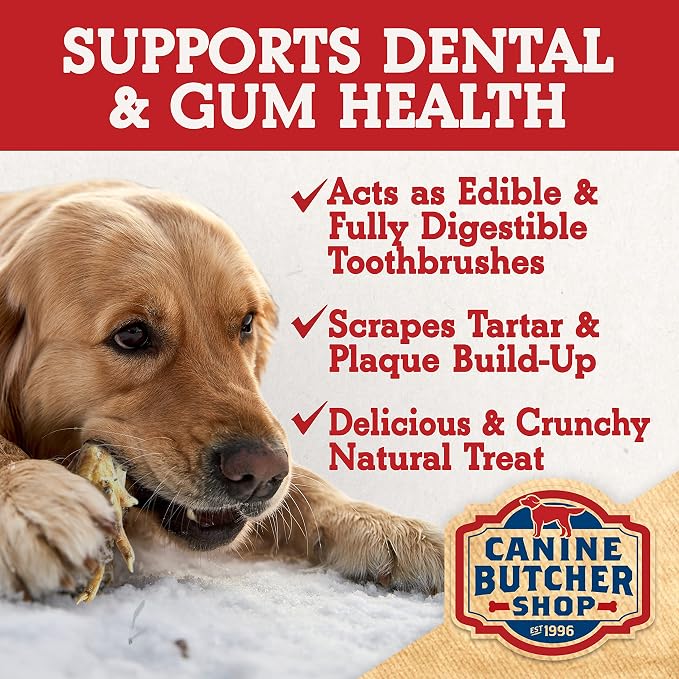 Chicken Feet for Dogs, All-Natural Dog Treats, 30 Ct