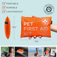 ARCA PET Dog First Aid Kit - Pet Emergency Kit - Water Resistant High Visibility Reflective First Aid Pouch Dog Camping Essentials for Hiking, Backpacking, Sports, Hunting