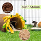 Guinea Pig Hideout, Fleece Tunnel House Small Pet Cage Accessories