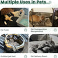 Love's cabin Pet Puppy Dog Playpen, Small Dog Tent Crates Cage Indoor/Outdoor, Portable Playpen for Cat, Foldable Pop Up Dog Kennel Playpen with Carring Case, Removable Zipper Top, Grey