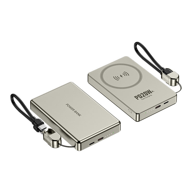Ultra-thin Fast-charging Magnetic Wireless Power Banks Capacities