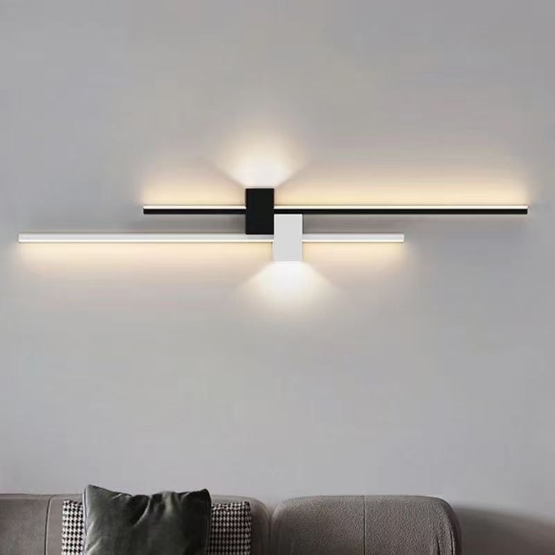 Line Wall Living Room Background Wall Bedroom Bedside Lamp