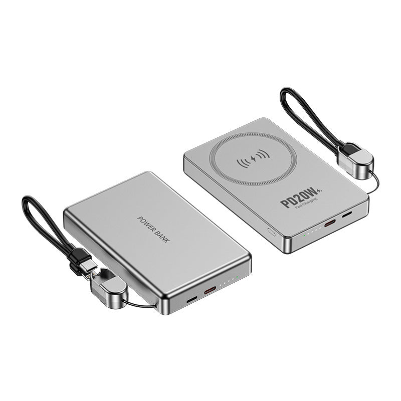 Ultra-thin Fast-charging Magnetic Wireless Power Banks Capacities