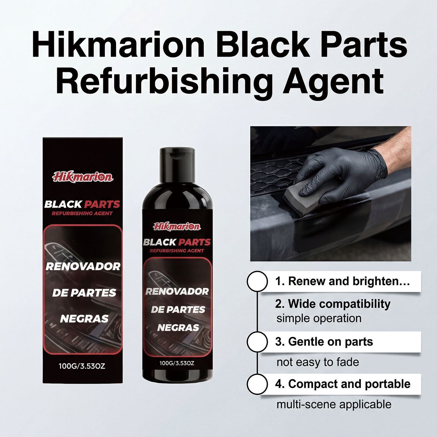 Black Parts Refurbishing Agent