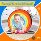 Moncoland - Toddler Play Tunnel 6ft Colorful Crawl Through Play Tunnel for Baby Dog Cat Foldable Gift for Boys Girls Indoor Toys and